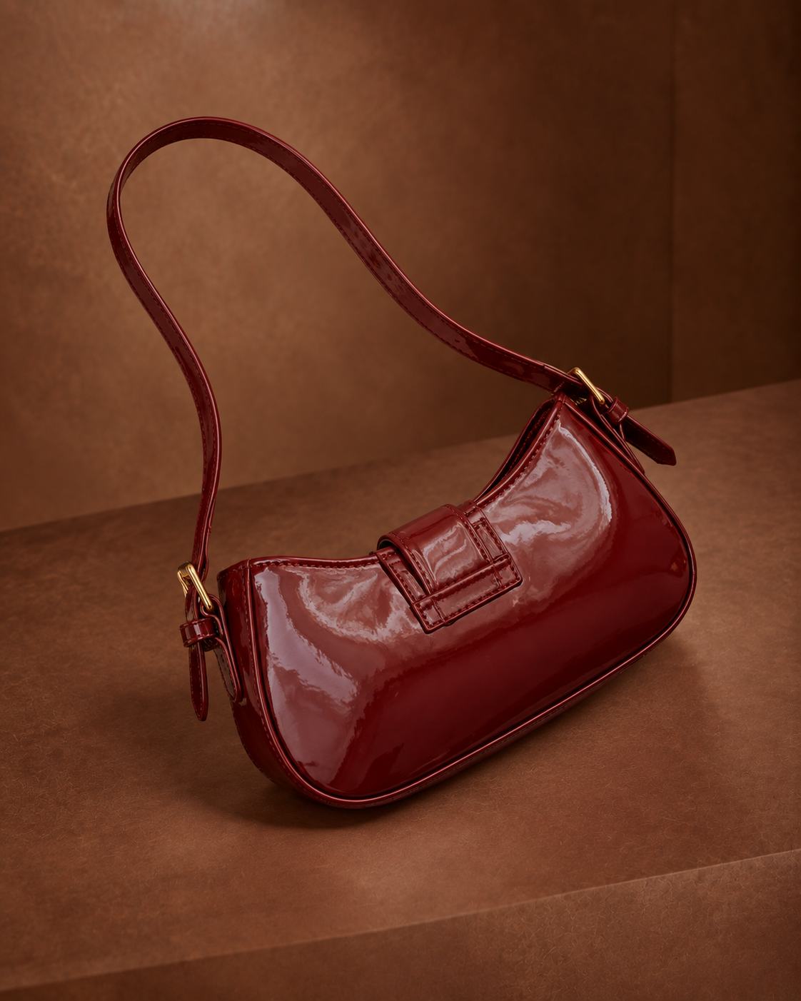 Julia Wine Red Shoulder Bag