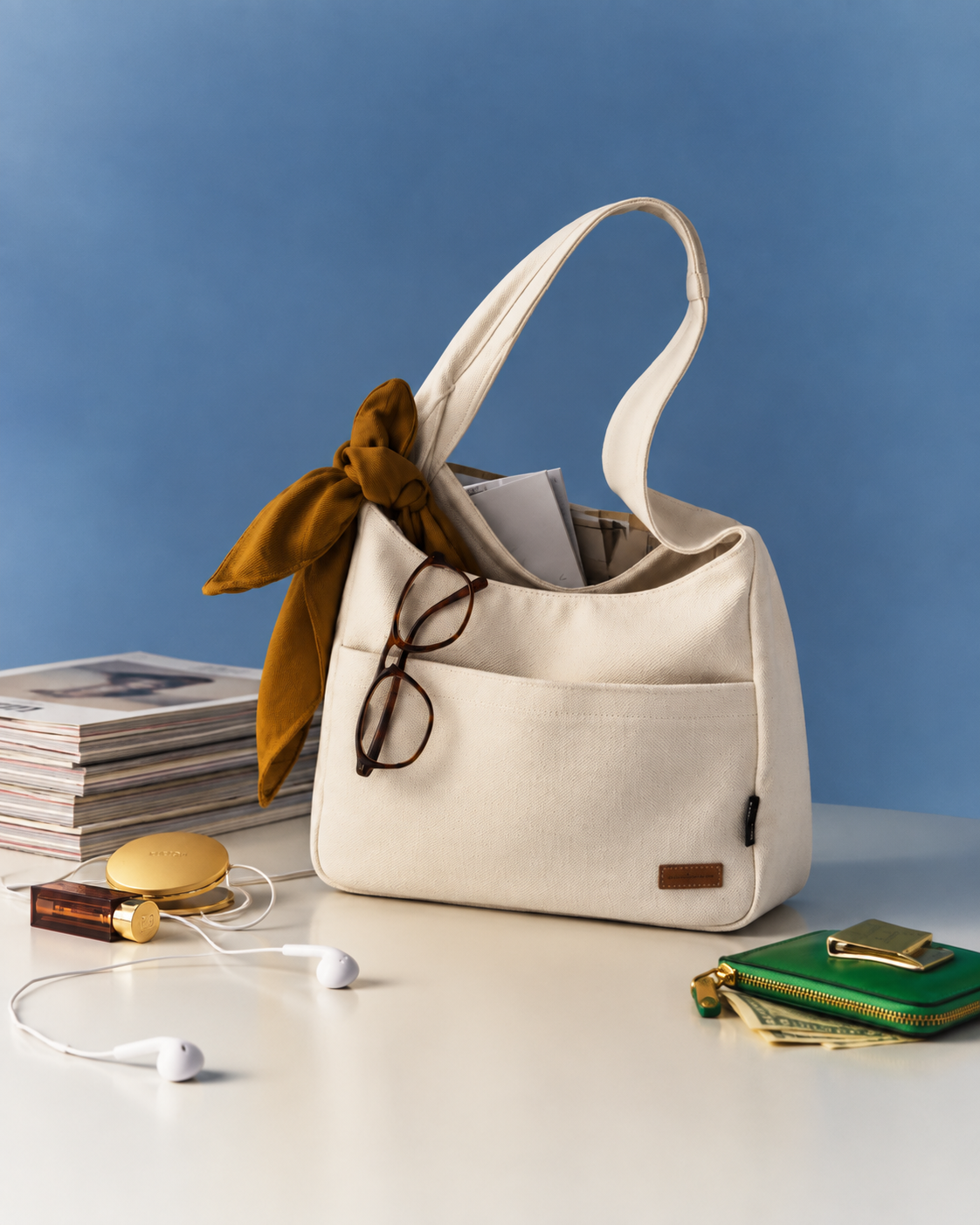 Daisy Canvas Shoulder Bag